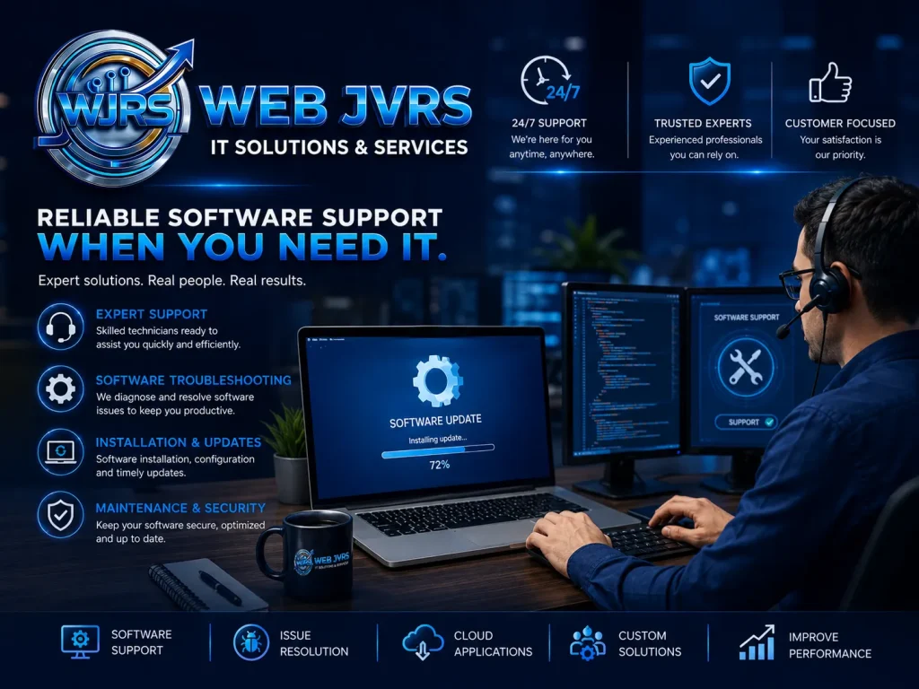 Web JVRS Software Support